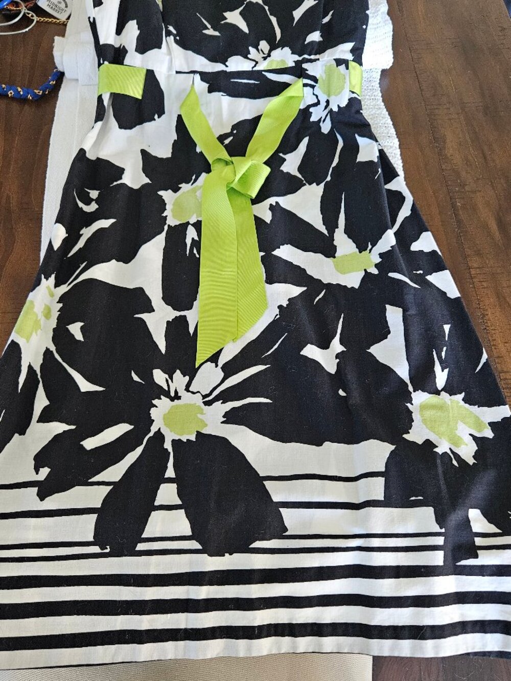 Karin Stevens Graphic Floral Dress Size 8